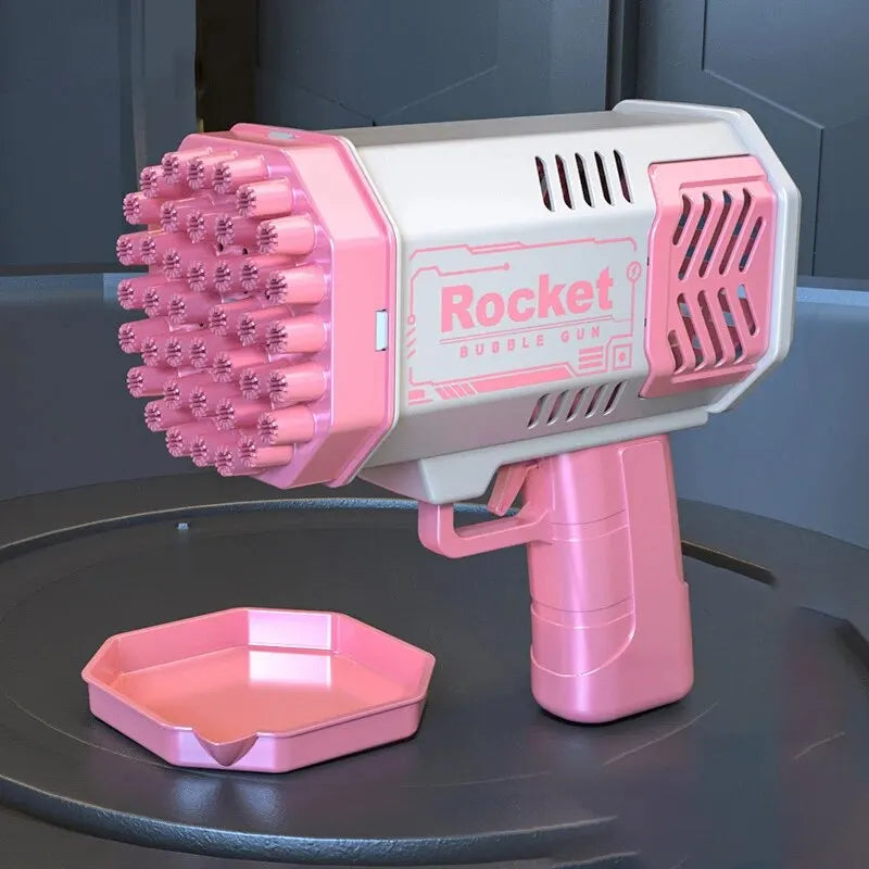 LED Rocket Bubble Gun 40-Hole