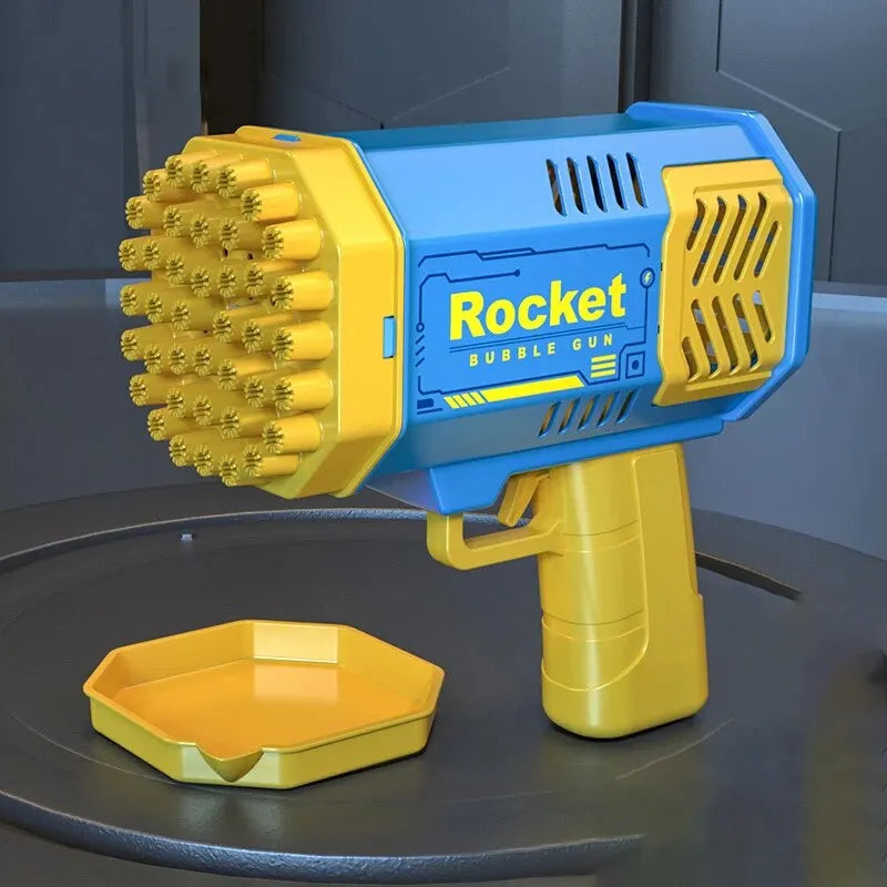 LED Rocket Bubble Gun 40-Hole